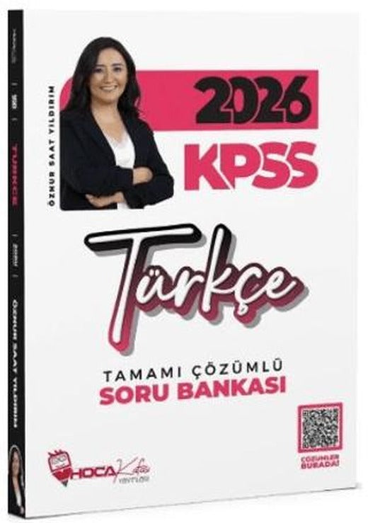 2026 KPSS Türkçe Soru Bankası Çözümlü | Hoca Kafası Yayınları (Ciltsiz)