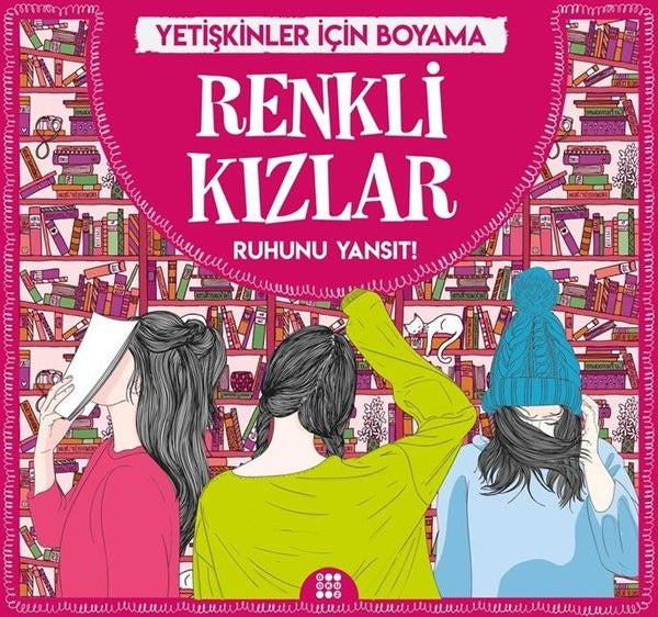 Renkli Kızlar - Yetişkinler İçin Boyama