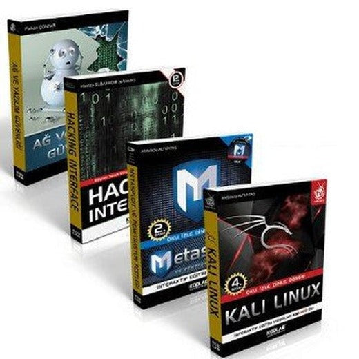 Global Hacking ve Güvenlik Seti 4 Kitap Takım | Kodlab (İnce Kapak)