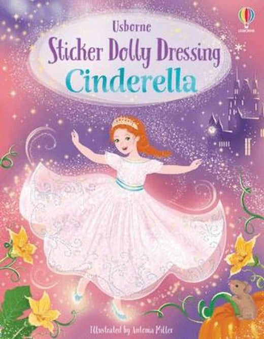 Sticker Dolly Dressing Cinderella | Usborne (Ciltsiz)