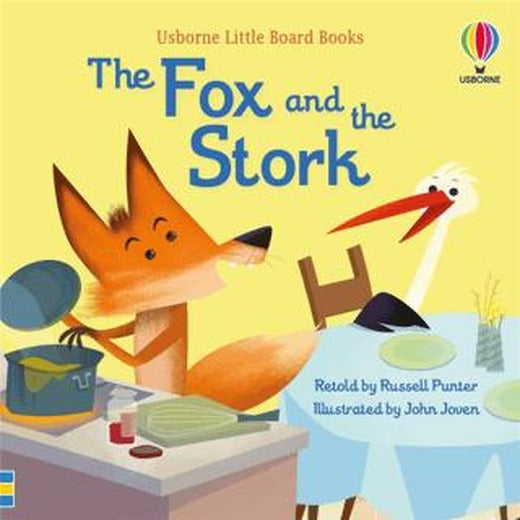 Little Board Books: The Fox and The Stork | Usborne (Ciltli)