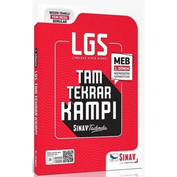 Sınav 8. Sınıf 1.Dönem Tam Tekrar Kamp Kitabı