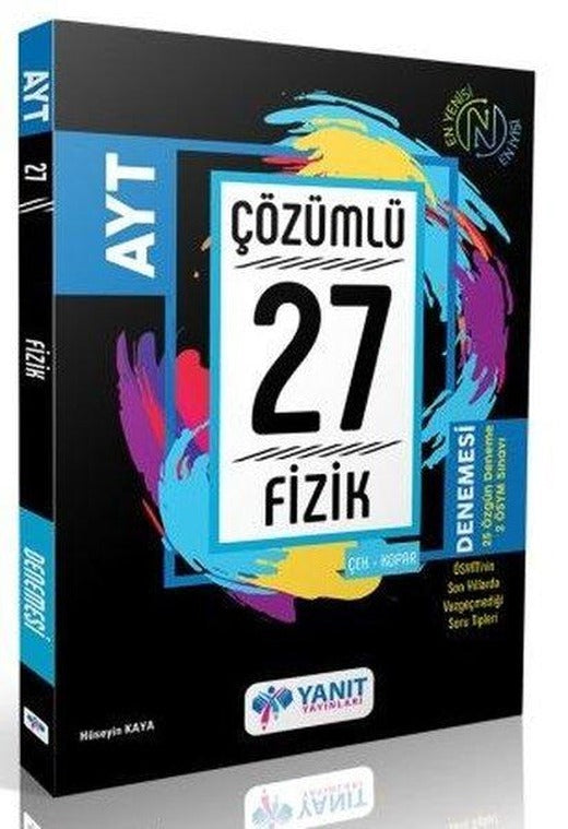 AYT Fizik Çözümlü 27 Deneme | Yanıt Yayınları (İnce Kapak)