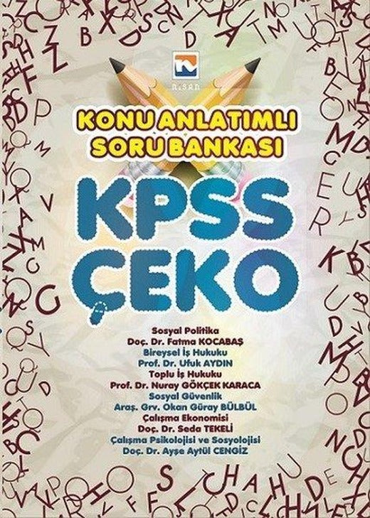 KPSS ÇEKO Çalışma Ekonomisi Konu Anlatımlı Soru Bankası | Nisan Kitabevi Yayınları (İnce Kapak)