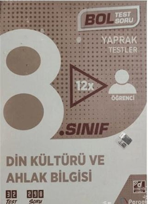 8. Sınıf Din Kültürü ve Ahlak Bilgisi Kutu Test | Pergel Yayınları (Ciltsiz)