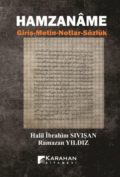 Hamzaname: Giriş - Metin - Notlar - Sözlük | Karahan Kitabevi (İnce Kapak) - Resim 1
