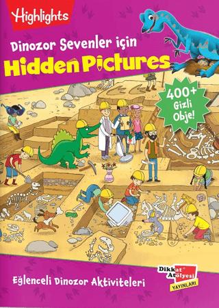 Dinozor Sevenler İçin Hidden Pictures | Dikkat Atölyesi Yayınları (Ciltsiz) - Resim 1
