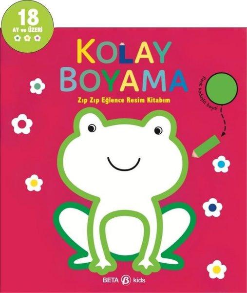 Zıp Zıp Eğlence Resim Kitabım - Kolay Boyama 18 Ay ve Üzeri | Beta Kids (İnce Kapak) - Resim 1