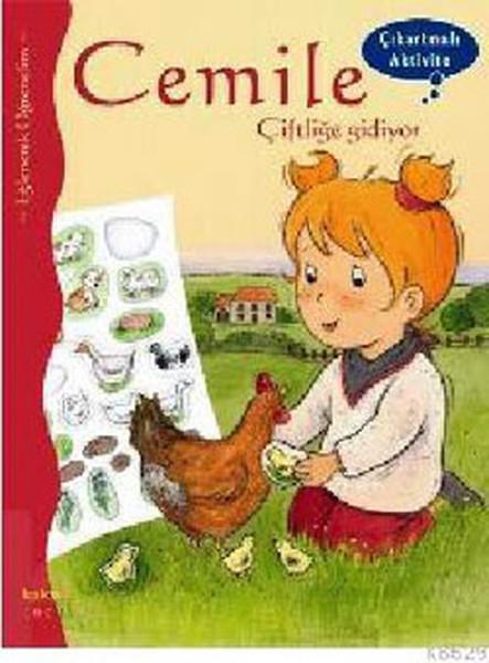 Cemile Çiftliğe Gidiyor - Çıkartmalı Aktivite | Kaknüs Yayınları (İnce Kapak) - Resim 1