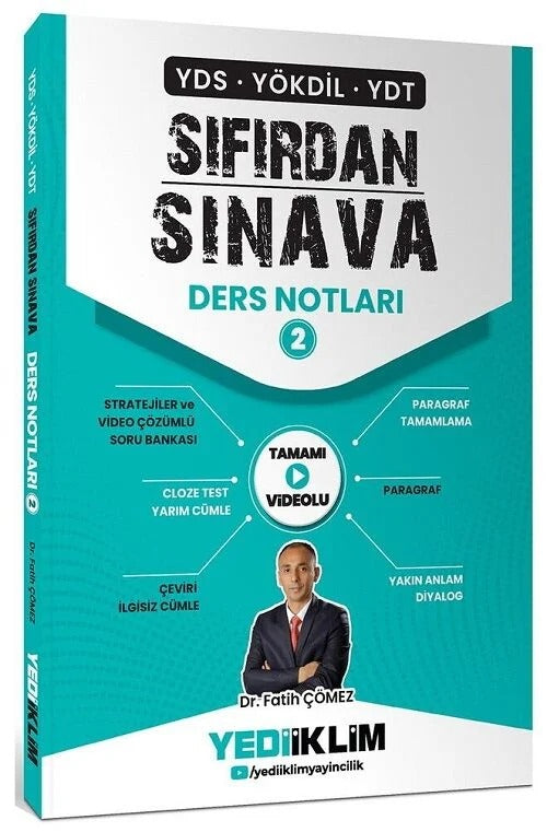 YDS YÖKDİL YDT Sıfırdan Sınava Tamamı Videolu Ders Notları 2. Kitap