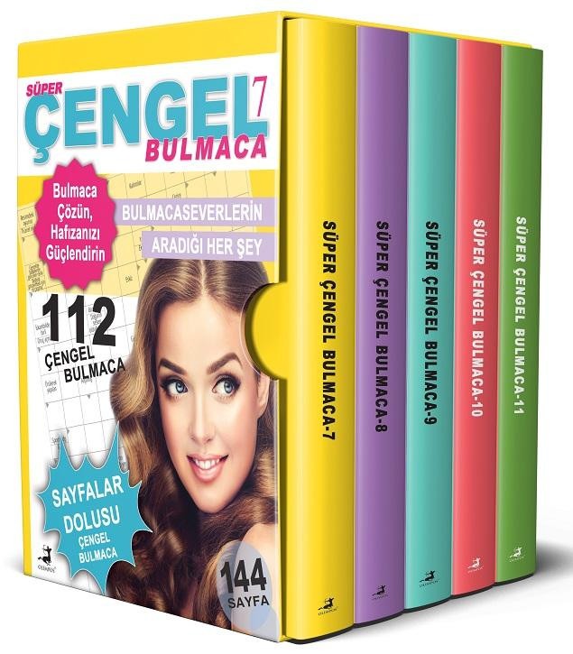 Süper Çengel Bulmaca Seti - 5 Kitap Takım | Olimpos Yayınları (İnce Kapak)