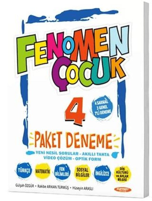 4. Sınıf Tüm Dersler Paket Deneme (7 Deneme) Fenomen Çocuk | Fenomen Çocuk (Ciltsiz)