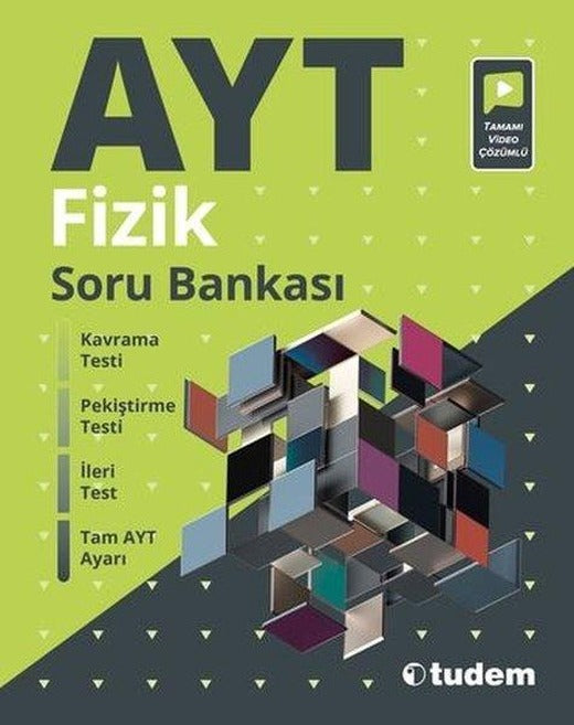 AYT Fizik Soru Bankası | Tudem Yayınları - Ders Kitapları (İnce Kapak)