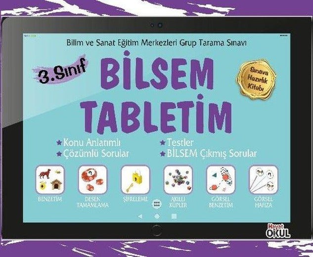 3.Sınıf Bilsem Tabletim | Hayat Okul (İnce Kapak)