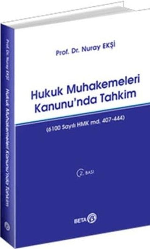 Hukuk Muhakemeleri Kanunu'nda Tahkim | Beta Yayınevi (Ciltsiz)