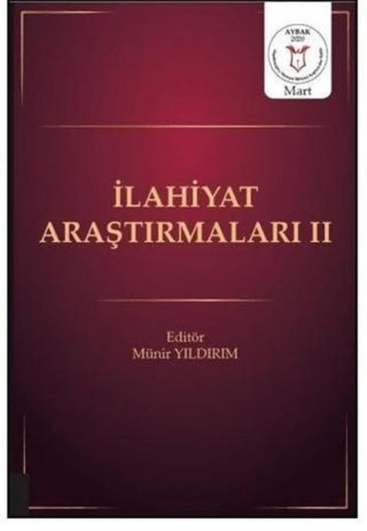 İlahiyat Araştırmaları 2 | Akademisyen Kitabevi (Ciltsiz)