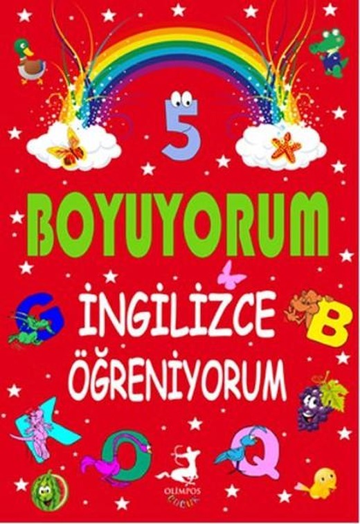 Boyuyorum İngilizce Öğreniyorum - 5 | Olimpos Çocuk (İnce Kapak)