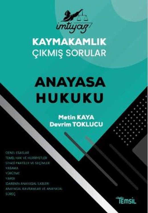 İmtiyaz Kaymakamlık Çıkmış Sorular Anayasa Hukuku | Temsil Kitap (Ciltsiz)