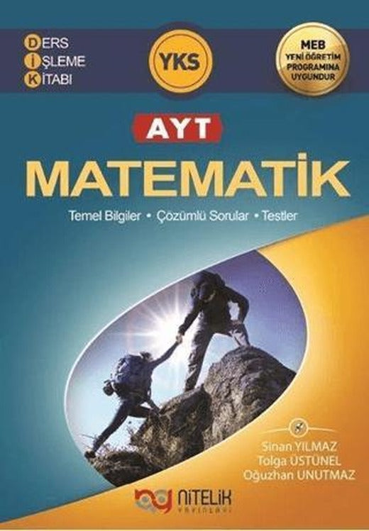 Nitelik YKS AYT Matematik Ders İşleme Kitabı | Nitelik Yayınları (Ciltsiz)