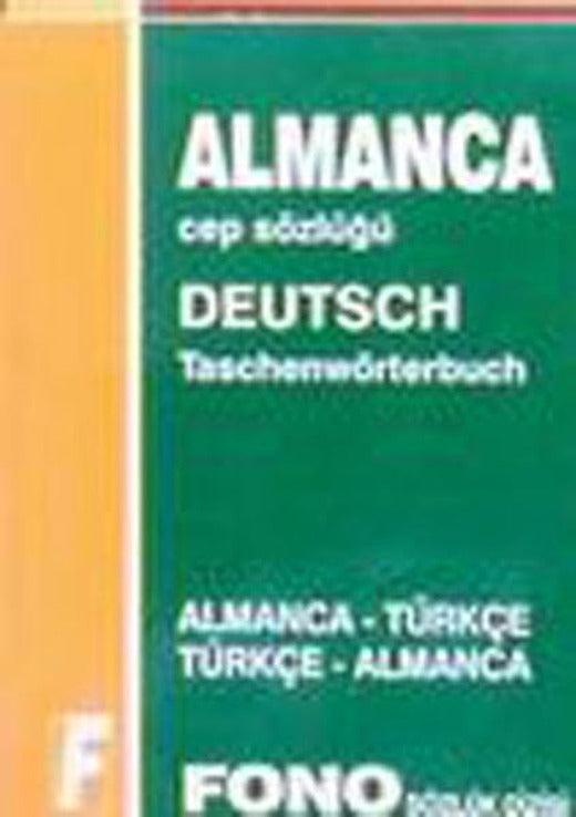 Almanca/Türkçe - Türkçe/Almanca Cep Sözlüğü | Fono Yayınları (İnce Kapak)