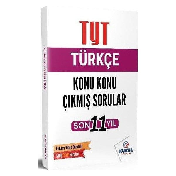 TYT Türkçe Son 11 Yıl Konu Konu Çıkmış Sorular ve Video Çözümleri