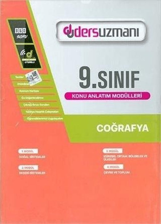 9. Sınıf Coğrafya Ders Uzmanı Fasikülleri | Ders Uzmanı Yayınları (Ciltsiz)