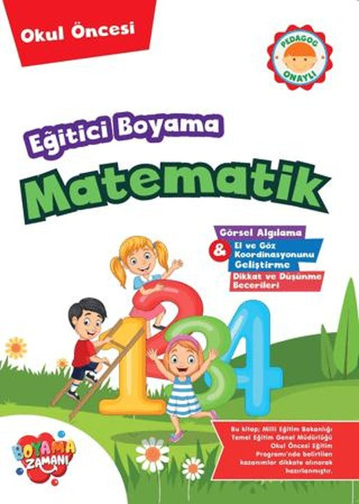 Eğitici Boyama – Matematik | Boyama Zamanı (Ciltsiz)