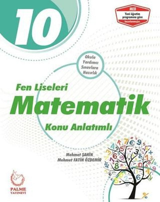 Palme 10. Sınıf Fen Liseleri Matematik Konu Anlatımlı | Palme Yayınları (Ciltsiz)