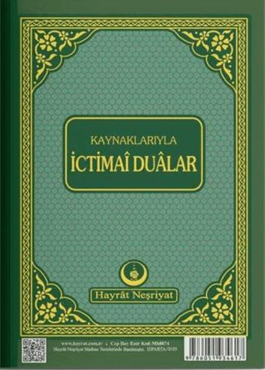 Kaynaklarıyla İctimai Dualar (Çanta Boy) | Hayrat Neşriyat (Ciltsiz)