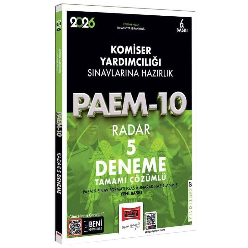 2026 PAEM Komiser Yardımcılığı Sınavlarına Hazırlık Radar 5 Deneme