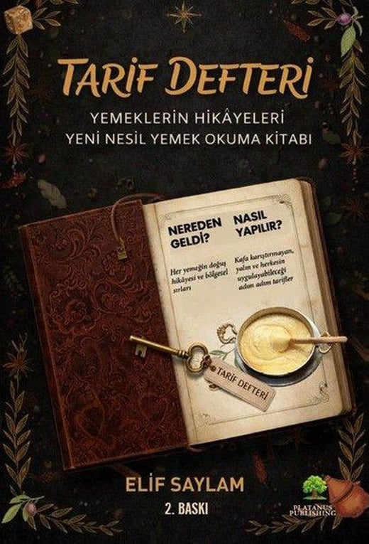 Tarif Defteri: Yemeklerin Hikayeleri - Yeni Nesil Yemek Okuma Kitabı | Platanus Publishing (İnce Kapak)