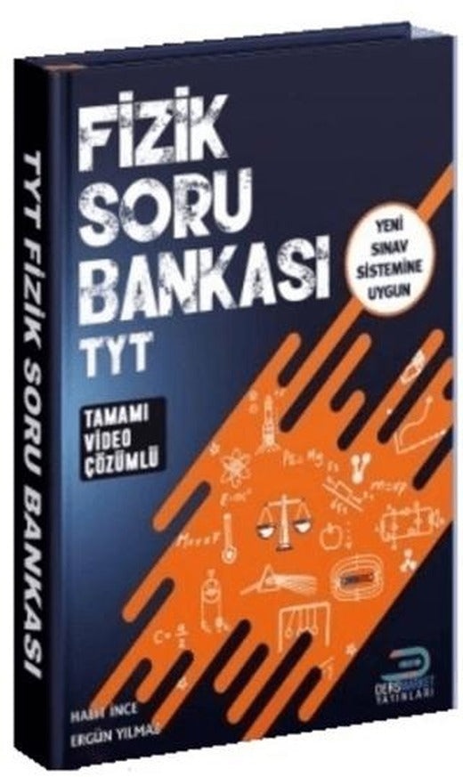 TYT Fizik Soru Bankası Tamamı Soru Altı Video Çözümlü | DersMarket Yayınları (Ciltsiz)