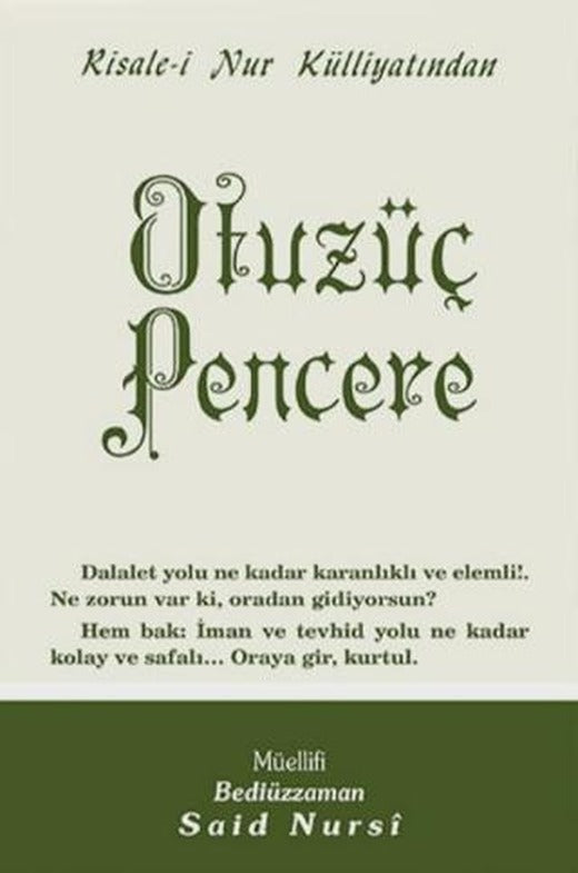 Otuzüç Pencere Normal Boy | Envar Neşriyat (Ciltsiz)