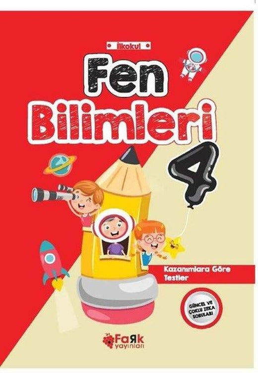 İlkokul Fen Bilimleri 4 | Fark Yayınları (İnce Kapak)
