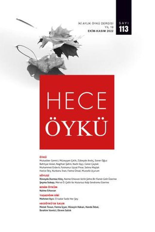 Hece Öykü Dergisi Sayı: 113 Ekim - Kasım 2022 | Hece Dergisi (Ciltsiz)