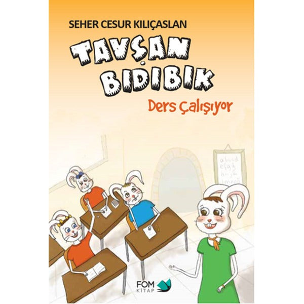 Tavşan Bıdıbık Ders Çalışıyor | Fom Kitap