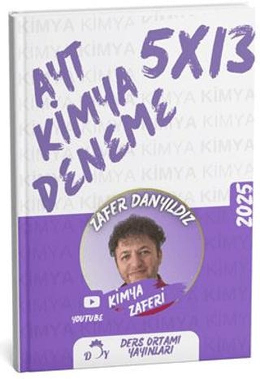 2025 AYT Kimya Deneme 5X13 Tamamı YouTube Anlatımlı | Ders Ortamı Yayınları (Ciltsiz)