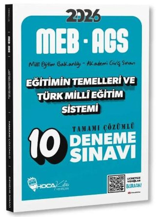 2026 MEB-AGS Eğitimin Temelleri ve Türk Milli Eğitim Sistemi 10 Deneme