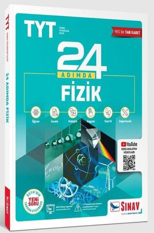 TYT 24 Adımda Fizik Konu Anlatımlı Soru Bankası | Sınav Dergisi Yayınları (İnce Kapak)
