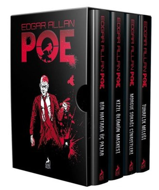 Edgar Allan Poe Seti-4 Kitap Takım | Ren Kitap (İnce Kapak)