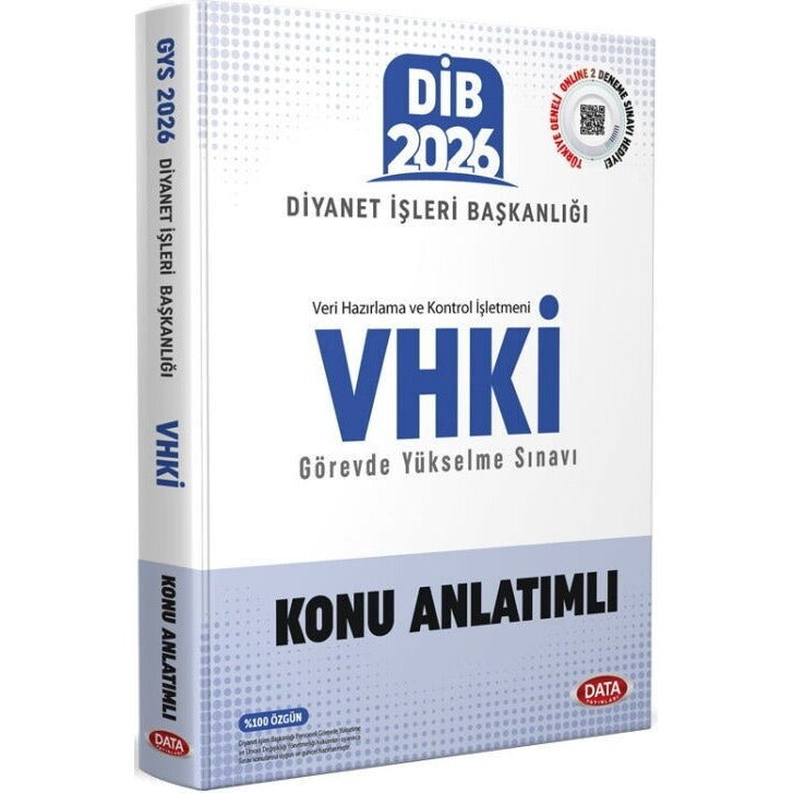Diyanet İşleri Başkanlığı VHKİ Görevde Yükselme Sınavı Konu Anlatımlı | Data Yayınları (Ciltsiz)