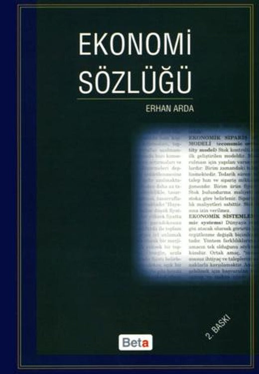 Ekonomi Sözlüğü | Beta Yayınevi (Ciltli)