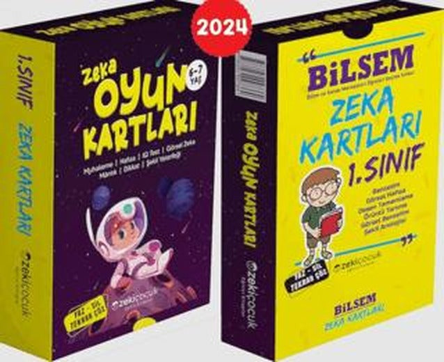 1. Sınıf Bilsem Zeka Kartları / 6-7 Yaş Zeka Oyun Kartları