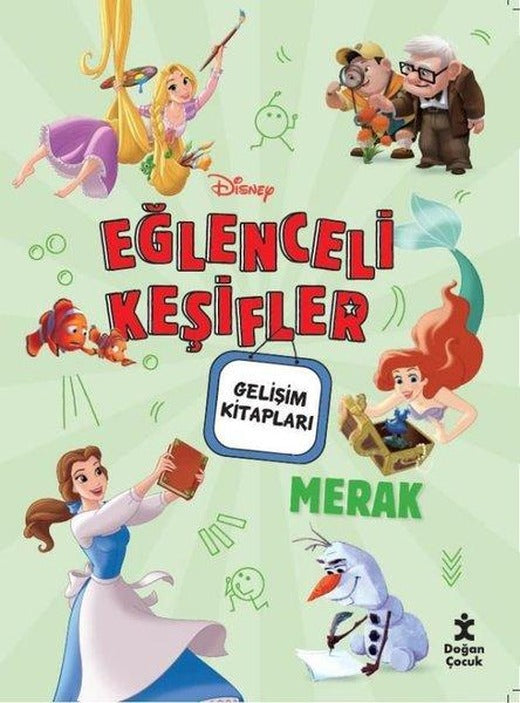 Disney Eğlenceli Keşifler - Merak - Gelişim Kitapları | Doğan Çocuk (İnce Kapak)
