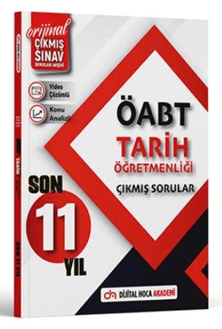 ÖABT Tarih Öğretmenliği Son 11 Yıl Orijinal Çıkmış Sınav Soruları Konu Analizli-Video Çözümlü | Dijital Hoca (Ciltsiz) - Resim 1