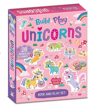 Build and Play - Unicorns Book and Play Set | IMAGINE THAT (Ciltli) - Resim 1