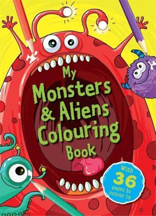 My Monsters and Aliens Colouring Book | Igloo Books (Ciltsiz) - Resim 1