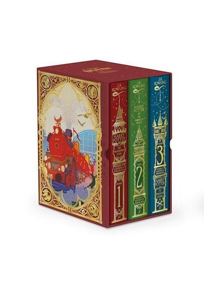 Harry Potter 1-3 Box Set: MinaLima Edition | Bloomsbury (İnce Kapak) - Resim 1