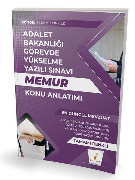GYS Adalet Bakanlığı Görevde Yükselme Yazılı Sınavı Memur Konu Anlatımı | Pelikan Yayınları (İnce Kapak) - Resim 1