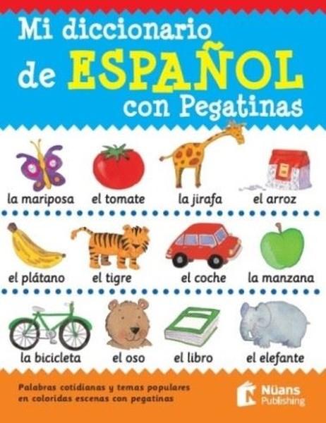 Mi Diccionario de Espanol Con Pegatinas | Nüans (İnce Kapak) - Resim 1